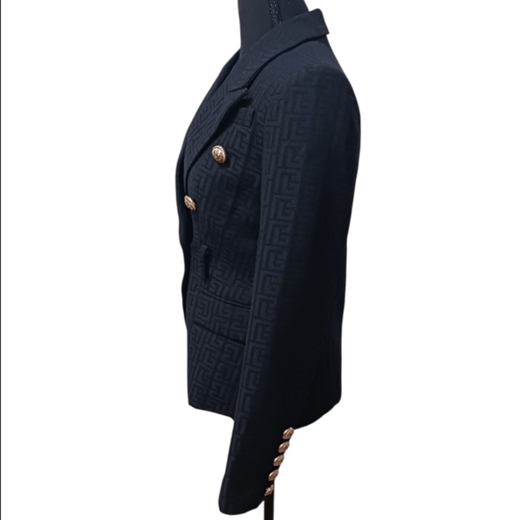 Greek Key Classic Blazer Double-Breasted - Picture 4 of 9